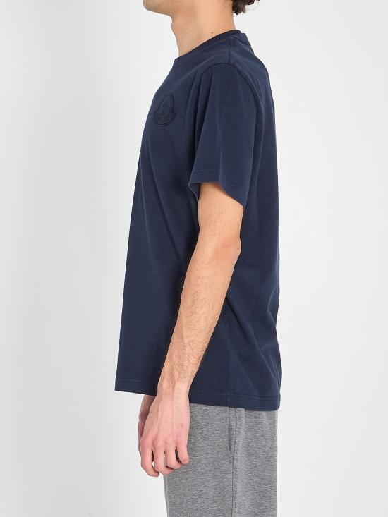 26SS 몽클레어 반팔 티셔츠 L10918C00044 BLUE - MONCLER