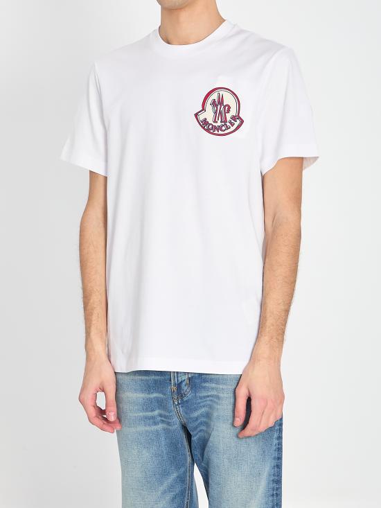 26SS 몽클레어 반팔 티셔츠 L10918C00034 WHITE - MONCLER