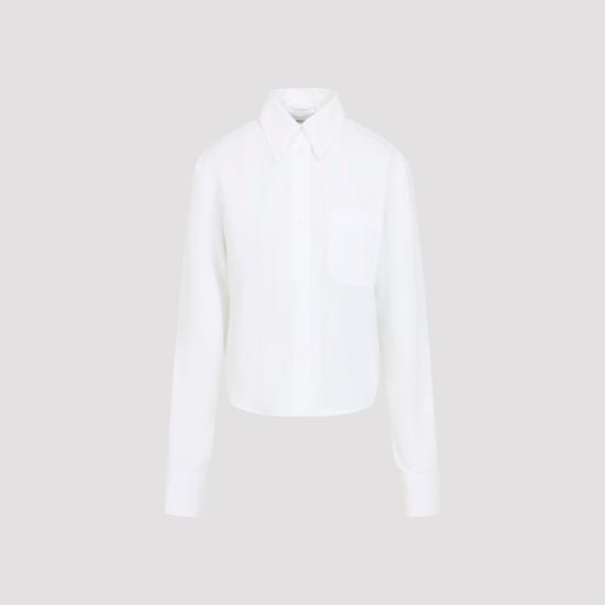 26SS 스포트막스 셔츠 2612111041600 001 BIANCO OTTICO - SPORTMAX
