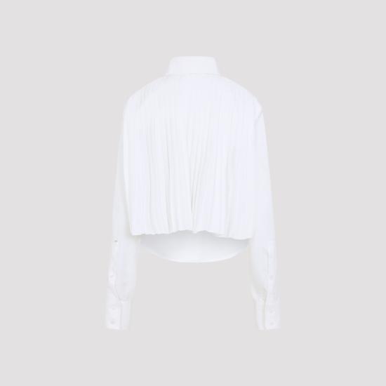 26SS 스포트막스 셔츠 2612111041600 001 BIANCO OTTICO - SPORTMAX