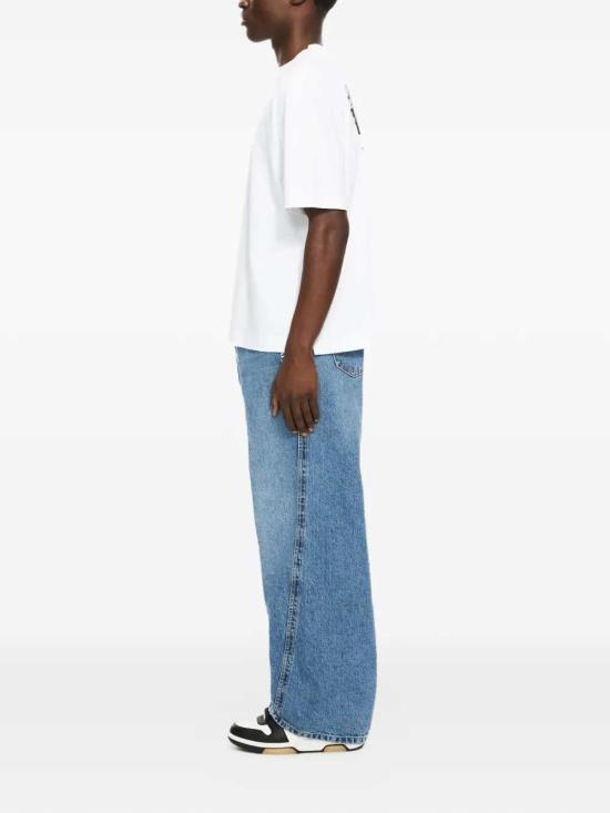 26SS 오프화이트 데님 팬츠 OMYA197S26DEN0014000 LIGHT BLUE - OFF WHITE