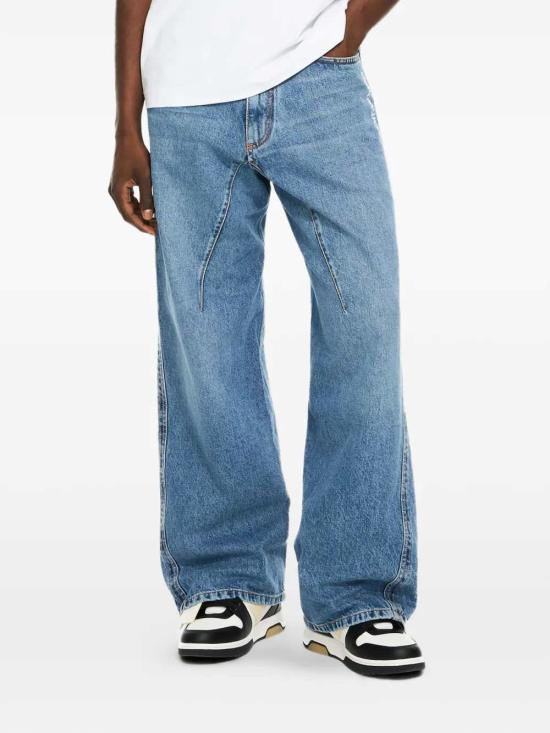 26SS 오프화이트 데님 팬츠 OMYA197S26DEN0014000 LIGHT BLUE - OFF WHITE