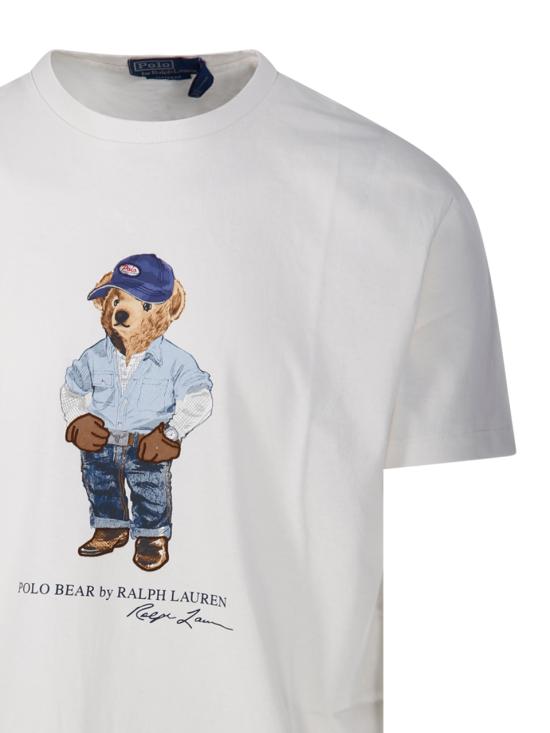 26SS 랄프 로렌 탑 710B14615001 NEVIS DENIM BEAR - RALPH LAUREN