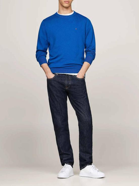  타미힐피거 긴팔 티셔츠 MW0MW28046C3D Light Blue - TOMMY HILFIGER