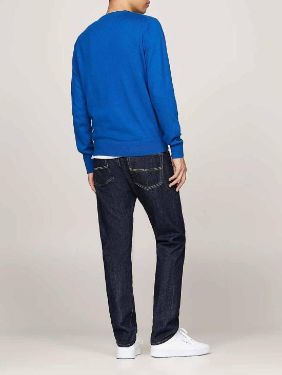  타미힐피거 긴팔 티셔츠 MW0MW28046C3D Light Blue - TOMMY HILFIGER