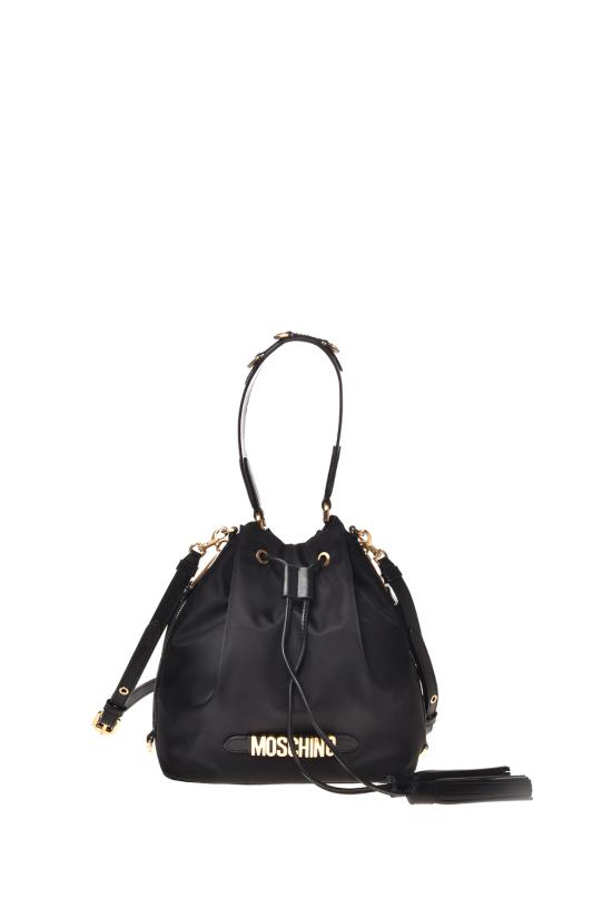 26SS 모스키노 토트백 7407 8202 B1555 NERO ORO - MOSCHINO