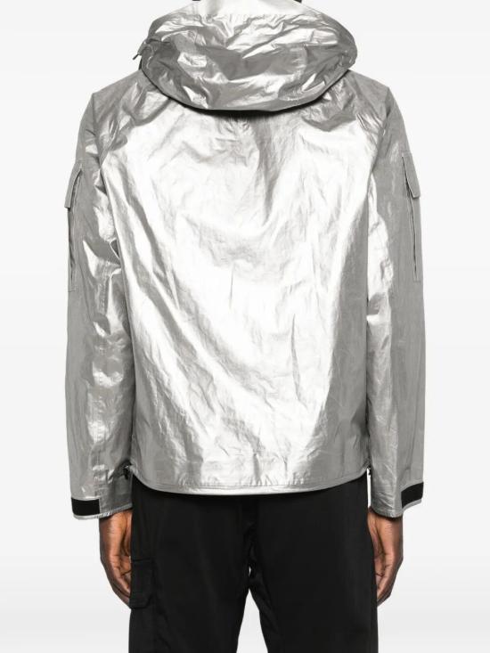 26SS 씨피 컴퍼니 메트로폴리스 시리즈 나노 티타늄 후디드 재킷 20CLOW052A110550A 050 SILVER - C.P. COMPANY