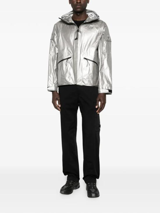 26SS 씨피 컴퍼니 메트로폴리스 시리즈 나노 티타늄 후디드 재킷 20CLOW052A110550A 050 SILVER - C.P. COMPANY