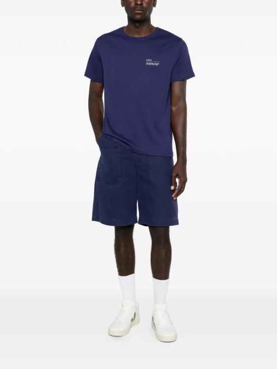 26SS 아페쎄 반팔 티셔츠 COHMW H26577 IAH DARK BLUE - A.P.C.