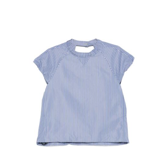 26SS 사카이 반팔 티셔츠 26 08392 421 BLUE WHITE