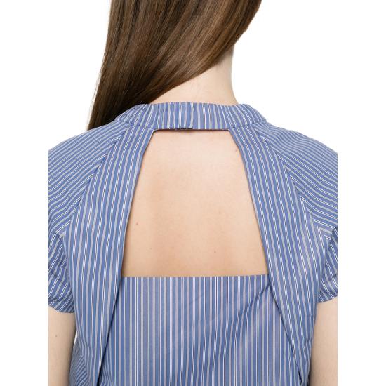 26SS 사카이 반팔 티셔츠 26 08392 421 BLUE WHITE - SACAI