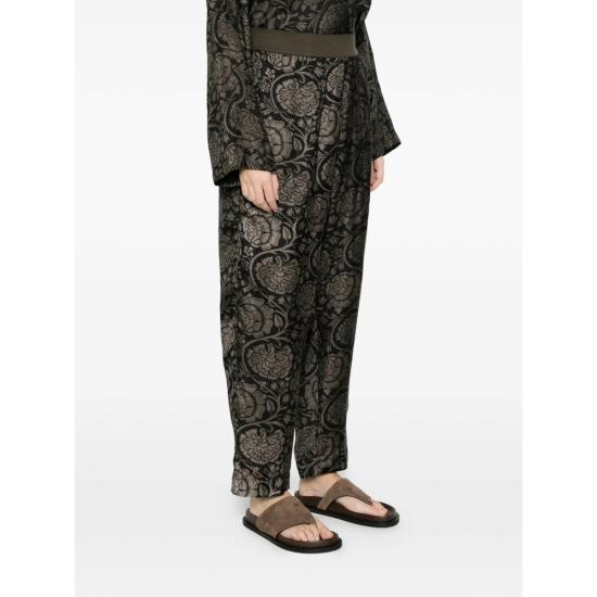 26SS 우마 왕 테이퍼드 팬츠 UP3006 UW092 BLACK BROWN - UMA WANG