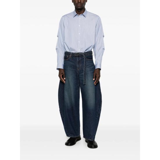 26SS 사카이 스트레이트 팬츠 26 03930M 401 BLUE - SACAI