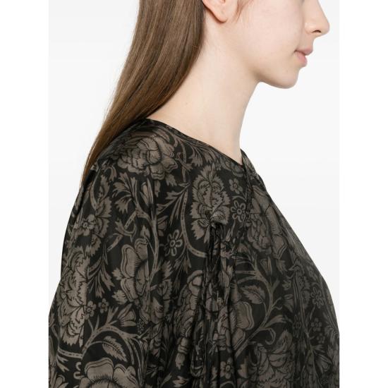 26SS 우마 왕 블라우스 UP1014 UW092 BLACK GREY - UMA WANG