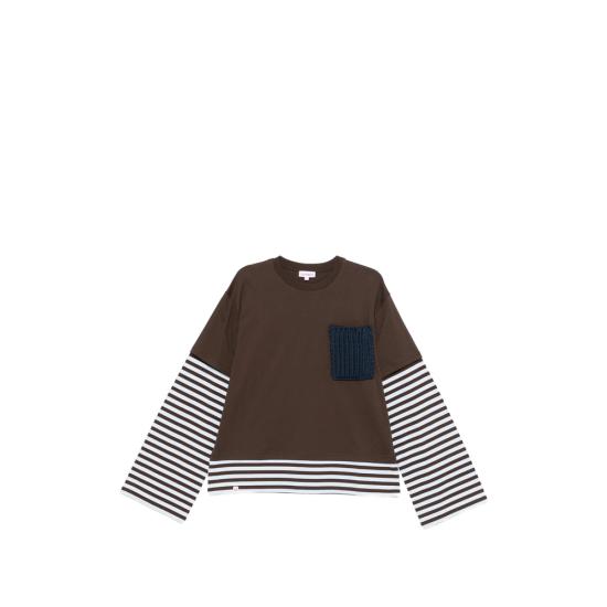 26SS 찰스 제프리 러버보이 긴팔 티셔츠 062100601 BRW BROWN BLUE