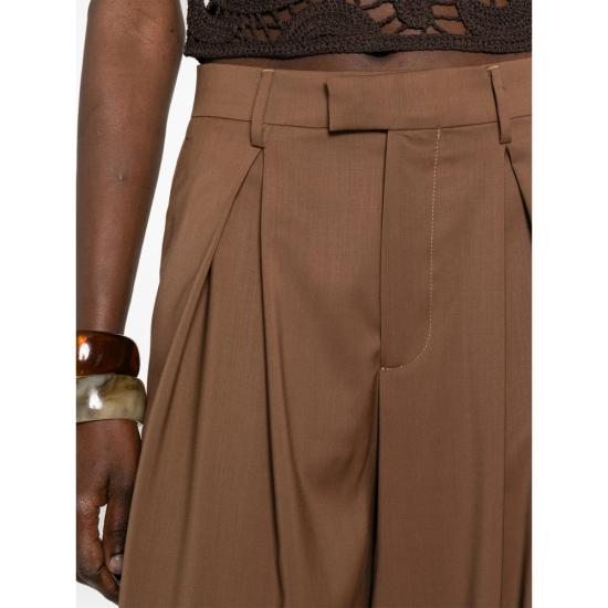 26SS 베르위치 팔라초 팬츠 ZG1456X NINA PLEAT TOBAC BROWN - BERWICH