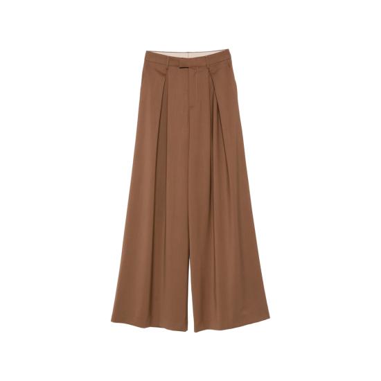 26SS 베르위치 팔라초 팬츠 ZG1456X NINA PLEAT TOBAC BROWN
