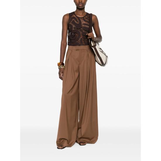 26SS 베르위치 팔라초 팬츠 ZG1456X NINA PLEAT TOBAC BROWN - BERWICH