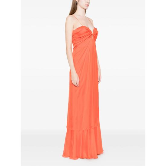 26SS 라쿠엘 디니즈 롱 원피스 5L03102 NUS0019 00280 ORANGE - RAQUEL DINIZ