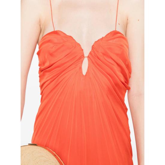 26SS 라쿠엘 디니즈 롱 원피스 5L03102 NUS0019 00280 ORANGE - RAQUEL DINIZ