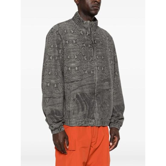 26SS 데일리 페이퍼 데님 자켓 2610002 DENIM SNAK DENIM GREY BLACK - DAILY PAPER