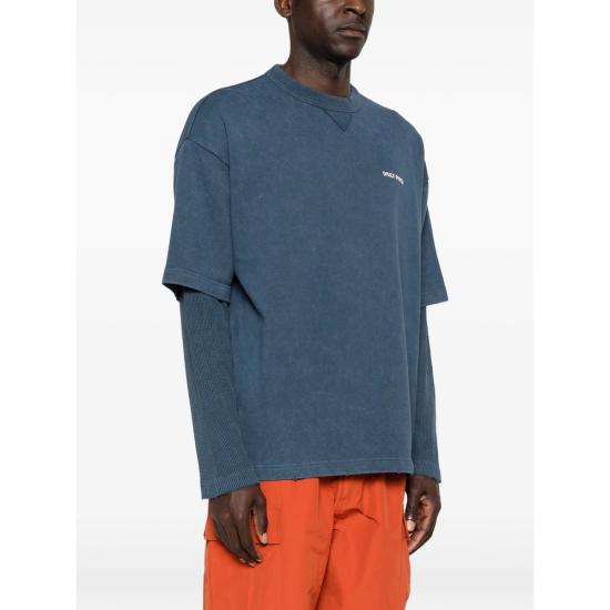 26SS 데일리 페이퍼 스웨터 2610007 LAYERDE LS DBLUE - DAILY PAPER