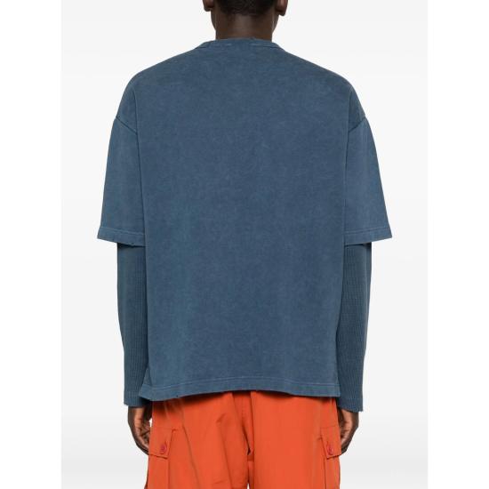 26SS 데일리 페이퍼 스웨터 2610007 LAYERDE LS DBLUE - DAILY PAPER