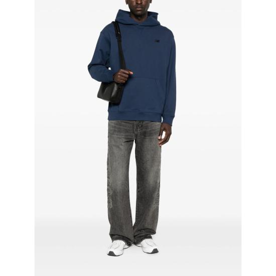 26SS 뉴발란스 후드 티셔츠 MT41534NNY BLUE - NEW BALANCE