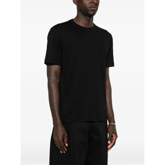 26SS 자노네 반팔 티셔츠 810324 ZQ317 Z0015 BLACK - ZANONE