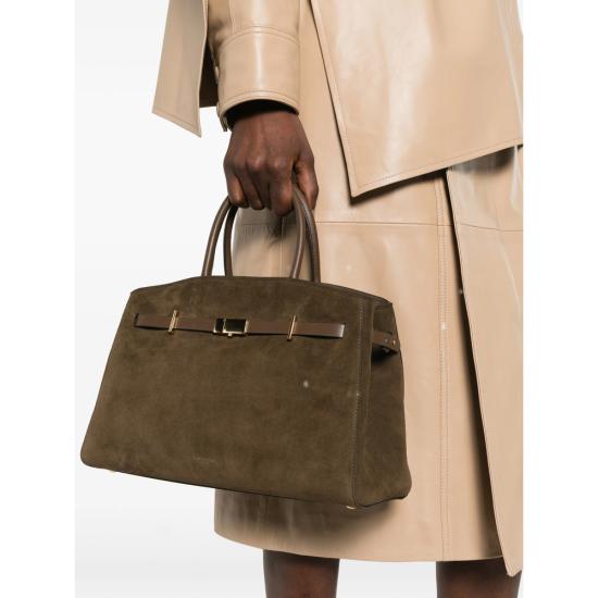26SS 드멜리어 The Midi Hudson 미디 허드슨 토트백 D111 MIDI HUDSO HAZEL GREEN - DEMELLIER