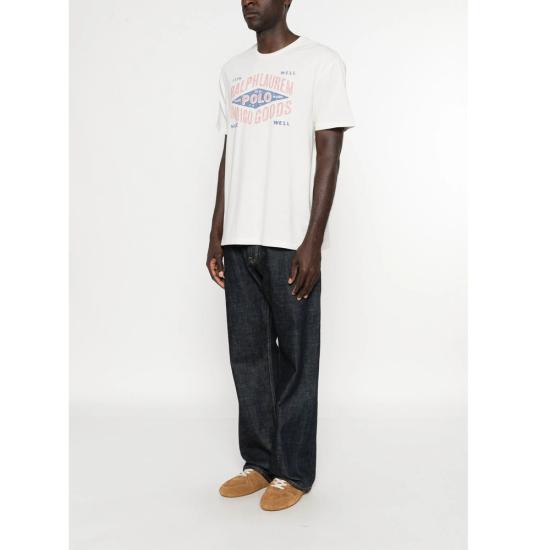 26SS 랄프 로렌 반팔 티셔츠 710B13524001 NEVIS NEUTRALS - RALPH LAUREN