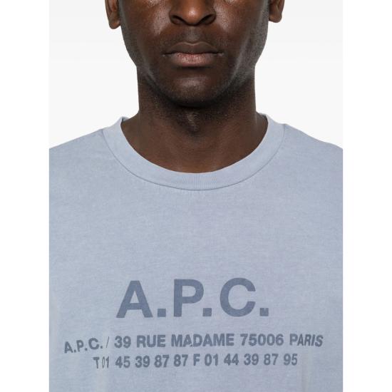 26SS 아페쎄 반팔 티셔츠 COHBS H26570 IAB BLUE - A.P.C.