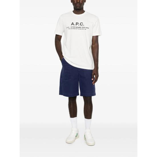 26SS 아페쎄 반팔 티셔츠 COHBS H26570 AAC WHITE - A.P.C.