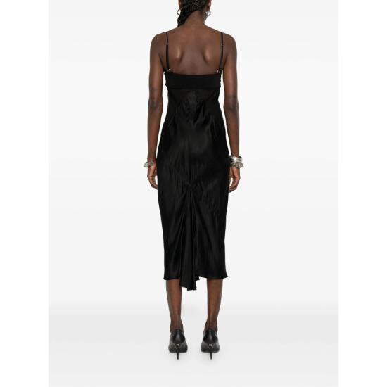 26SS 릭 오웬스 미디 원피스 RP01F6563 JSVSN 09 BLACK - RICK OWENS