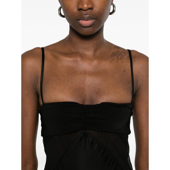 26SS 릭 오웬스 미디 원피스 RP01F6563 JSVSN 09 BLACK - RICK OWENS