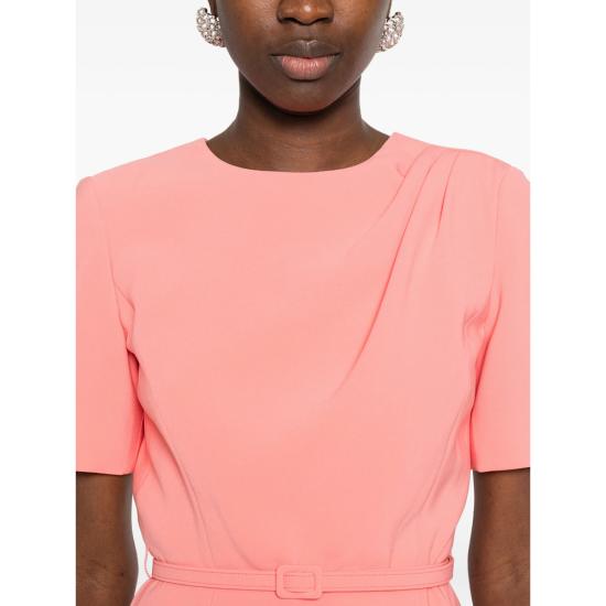 26SS 캐롤리나 헤레라 미디 원피스 R2611N529SFR 694 PINK - CAROLINA HERRERA