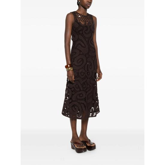 26SS 핑코 미디 원피스 106361 A354 M05 BROWN - PINKO