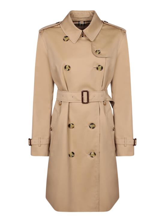 26SS 버버리 미드 렝스 켄싱턴 헤리티지 트렌치 코트 8117243 A1366 Beige