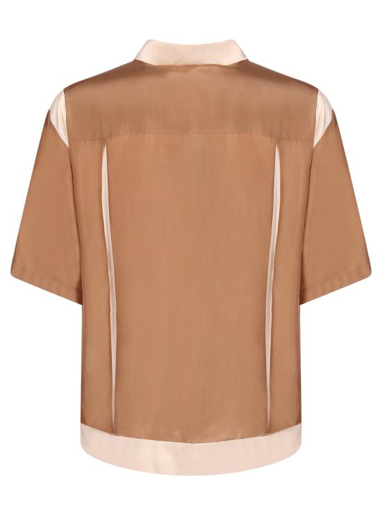 26SS 디스퀘어드2 반팔 셔츠 S74DM0976 S47223 131 Brown - DSQUARED2