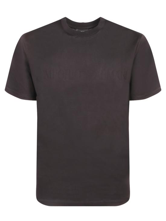 26SS 엠포리오 아르마니 반팔 티셔츠 EM004593 AF10762 FC302 Black