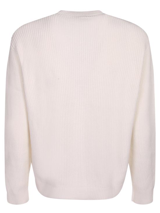 26SS 엠포리오 아르마니 스웨터 EM004615 AF24418 U0003 White - EMPORIO ARMANI