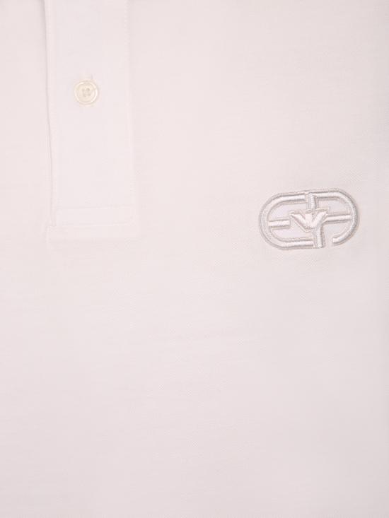 26SS 엠포리오 아르마니 폴로 티셔츠 EM004579 AF13742 U0003 White - EMPORIO ARMANI