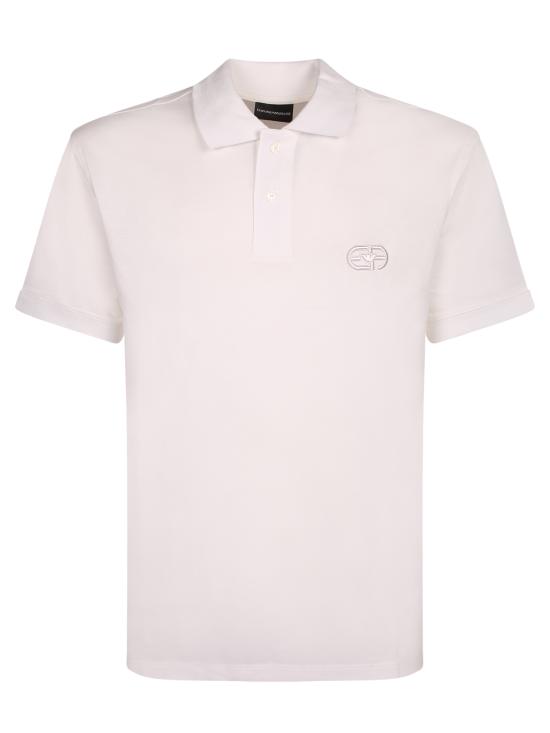 26SS 엠포리오 아르마니 폴로 티셔츠 EM004579 AF13742 U0003 White