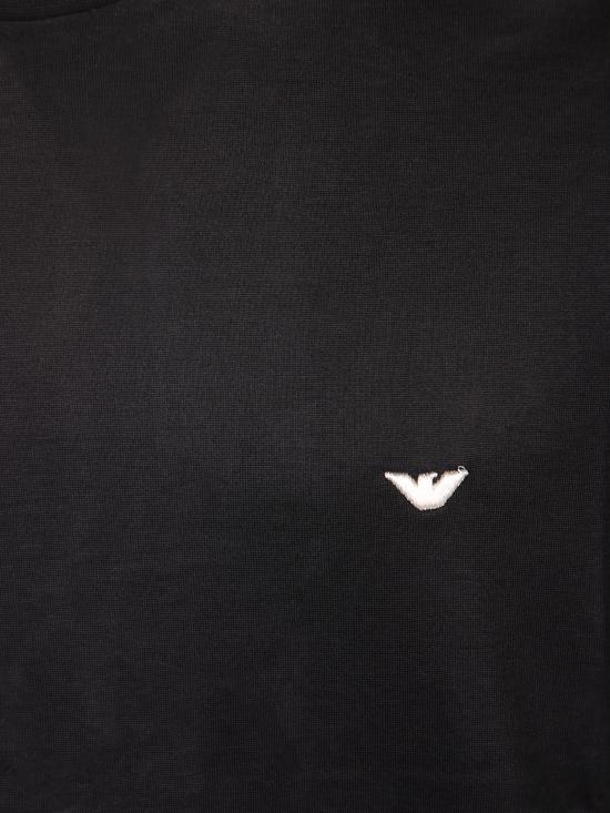 26SS 엠포리오 아르마니 반팔 티셔츠 EM004592 AF13747 UC001 Black - EMPORIO ARMANI