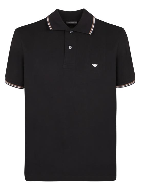 26SS 엠포리오 아르마니 폴로 티셔츠 EM004606 AF23090 UC001 Black