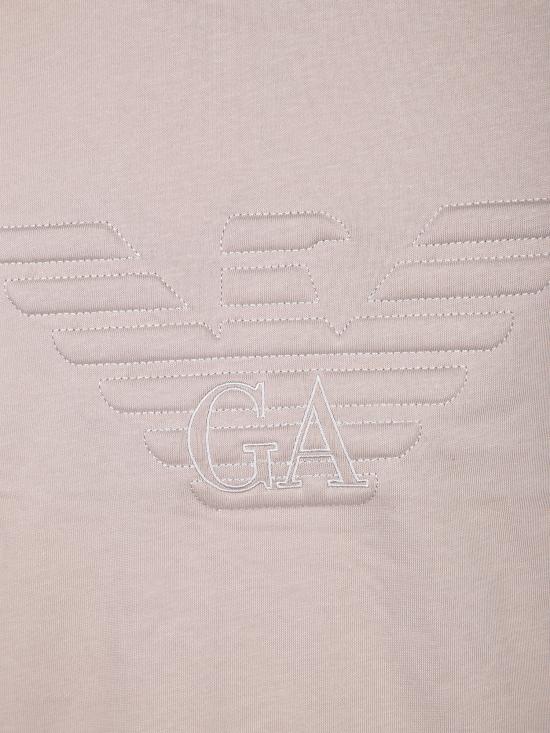 26SS 엠포리오 아르마니 반팔 티셔츠 EM004911 AF13715 M6372 Beige - EMPORIO ARMANI