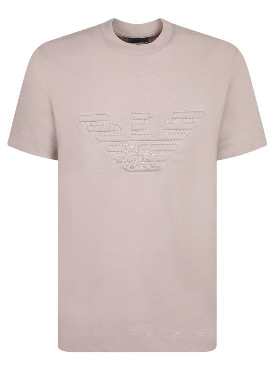 26SS 엠포리오 아르마니 반팔 티셔츠 EM004911 AF13715 M6372 Beige