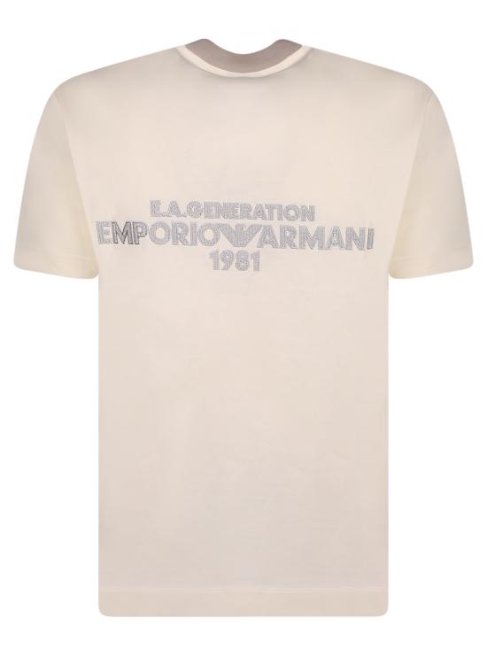 26SS 엠포리오 아르마니 반팔 티셔츠 EM005257 AF13715 U1055 White - EMPORIO ARMANI