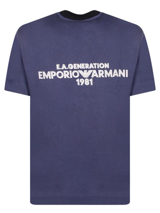 26SS 엠포리오 아르마니 탑 EM005257 AF13715 UB130 Blue - EMPORIO ARMANI