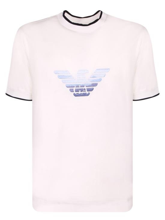 26SS 엠포리오 아르마니 반팔 티셔츠 EM005271 AF10017 U0003 White